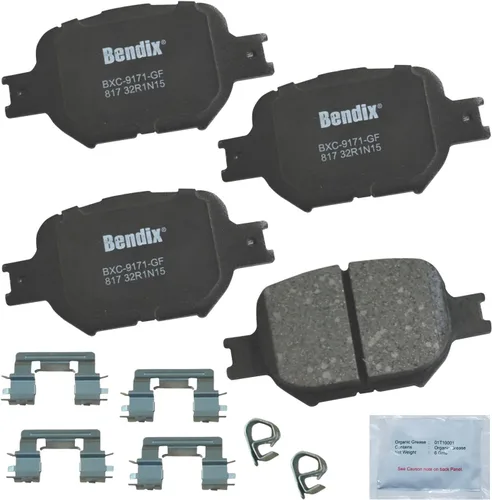 Miniatura 186 de Pastillas de freno delanteras cerámicas Bendix Priority1 CFC2302 para Hyundai Elantra 2021, Sonata 2022-2020, Kia K5 2023-2021
