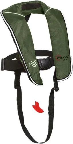 Miniatura 6 de Top Safety - Chaleco salvavidas para niños con silbato – Chaleco salvavidas delgado inflable automático PFD para niños y jóvenes – Navegación Pesca