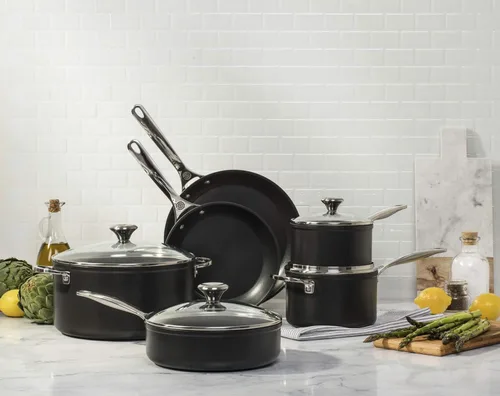 Miniatura 3 de Le Creuset Juego de utensilios de cocina antiadherentes endurecidos, 10 uds.
