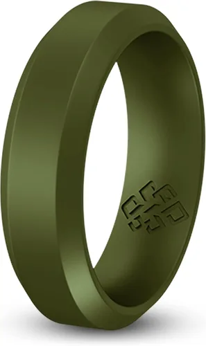 Miniatura 23 de Knot Theory - Anillo de boda de silicón para hombres y mujeres Anillos de goma finos de calidad superior con gran estilo, comodidad; son ideales