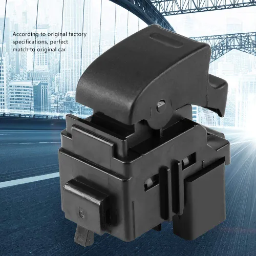 Miniatura 3 de B07S2Drykt, Interruptor de ventana - Terisass Interruptor de ventana 84810-0K010 Auto Power Single Window Interruptor de control eléctrico para Vigo