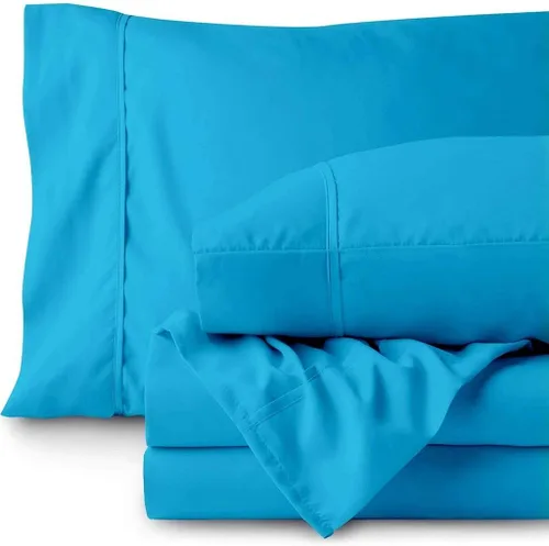 Miniatura 23 de 500TC Hoja de Super Calidad Ropa De Cama fija 100% algodón egipcio 4pc Set 24" pulgadas bolsillo extra profundo