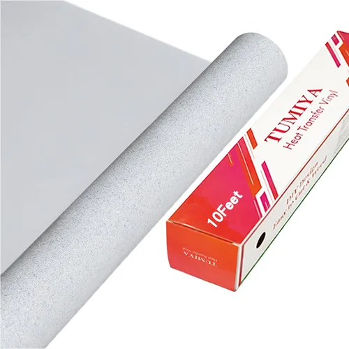 Miniatura 67 de TUMIYA Vinilo HTV - Vinilo de transferencia de calor de 12 pulgadas x 35 pies, vinilo dorado para planchar, rollo adhesivo brillante fácil de cortar