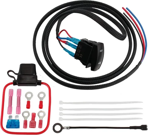Miniatura 3 de Kit de bocina FARBIN para ATV con interruptor basculante, luz LED y arnés, compatible con ATV, UTV, RZR, lado a lado, Dune Buggy, Sportsman, Sand
