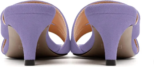 Miniatura 4 de MODENCOCO Sandalias casuales de tacón bajo para mujer, de gamuza y puntera cuadrada, 2 pulgadas