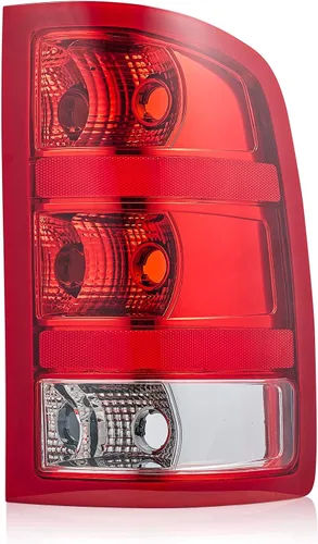 Miniatura 9 de Luz Trasera para 2007-2013 GMC Sierra 1500 (SL, SLE, SLT, WT) - 2007-2014 GMC Sierra 2500 3500 HD Luz trasera con bombillas y arnés GM2800208 Lado