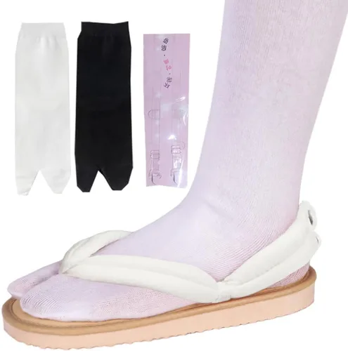 IOKTSS Zueco japonés de anime masculino y femenino para juego de rol, zapatos y calcetines
