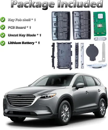 Miniatura 4 de Llavero inteligente para Mazda CX-5 2020-2025, Alliskeys Proximity Keyless Entry Control remoto compatible con Mazda CX-5 CX-9 2020-2025 WAZSKE13D03