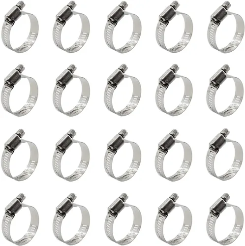 Miniatura 8 de 20 abrazaderas de cable, abrazaderas ajustables de acero inoxidable 304 para conductos, abrazadera de tubo, abrazadera de conducto de aire