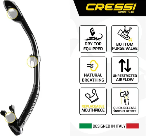 Miniatura 4 de Cressi Córcega, Negro/Negro [Duplicado]