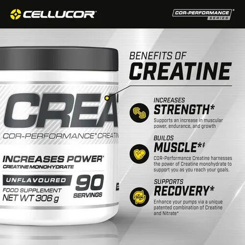 Miniatura 4 de Cellucor Original C4 - Paquete de creatina y preentrenamiento, sandía, 30 porciones + polvo de creatina Cor Performance, 72 porciones
