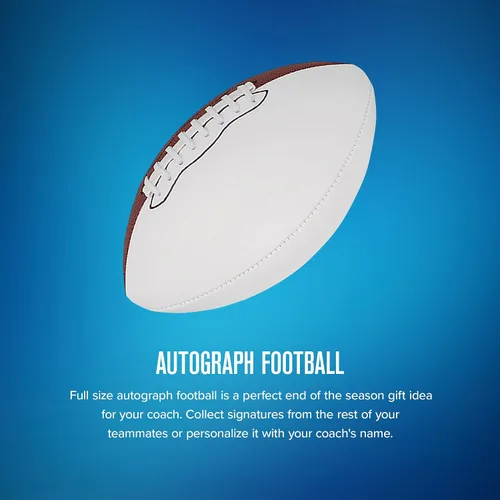 Miniatura 2 de Baden Mini Autograph Football Collectible Ball with 2 Brown & 2 White Panels Ideal for Team Signatures, Coaches, Events & Sports Gifts