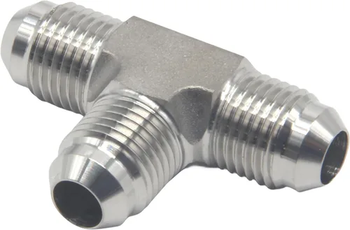 Miniatura 6 de HFS (R) acero inoxidable 304 JIC camiseta acampanada 1/2" JIC macho