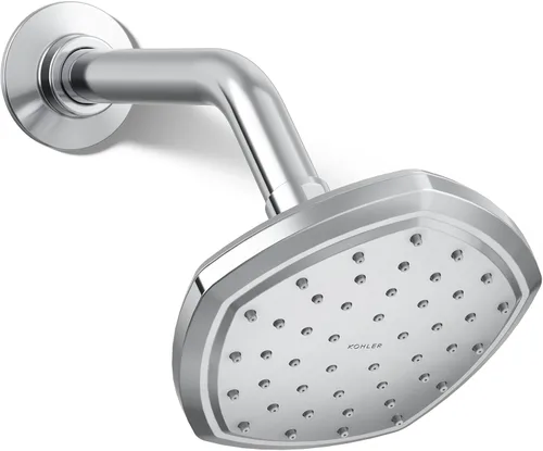 Miniatura 17 de Kohler 27051-SN Occasion® Cabezal de lluvia de una sola función de 8", 2.5 gpm, níquel pulido Níquel pulido vibrante