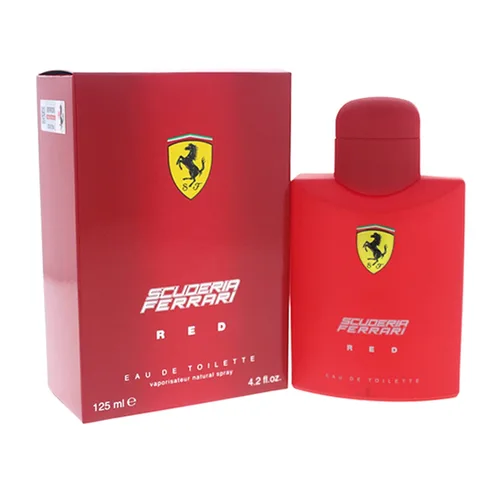 Ferrari Scuderia Red Eau De Toilette en aerosol, cítricos, 4.2 onzas