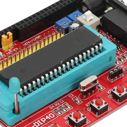 Miniatura 9 de Tablero de desarrollo de aprendizaje, tablero de aprendizaje del microcontrolador PIC16F877A con el interfaz RS232