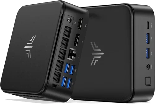 Miniatura 12 de KAMRUI E3B Mini PC con AMD Ryzen 5 7430U (Beat 5500U, hasta 4.3GHz), 16GB LPDDR4X 512GB M.2 SSD, Mini computadora para juegos con USB tipo C