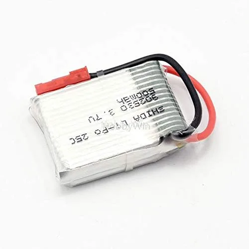 Miniatura 8 de 3.7 V 1S 500 mAh 25C LiPO batería JST enchufe para mini tamaño FPV Drone RC Quadcopter modelo avión