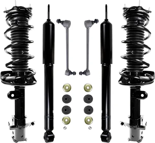 Miniatura 32 de Detroit Axle - Kit de puntales delanteros de 6 piezas para Ford Escape 2014-2019, 2 puntales y muelles helicoidales, 2 enlaces de barra