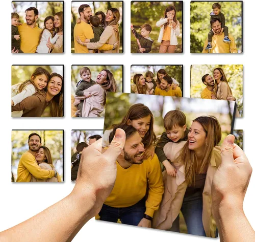 Miniatura 9 de Azulejos de fotos personalizados, marcos de fotos personalizados para pegar en la pared, marcos de fotos, collage de decoración de pared, imagen