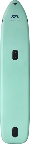 Miniatura 2 de Aqua Marina Super Trip Tandem, tabla de remo inflable familiar (iSUP), 168.1 in de longitud, temática animal, turquesa/azul marino, 2020