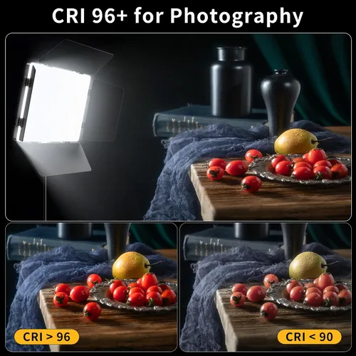 Miniatura 3 de Pixel Panel de luz de video LED, iluminación para cámara de fotografía, 20 W, bicolor, regulable, 2500-6500 K, luces LED de transmisión de estudio