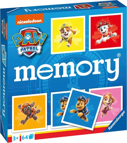 Miniatura 4 de Ravensburger Juego de memoria de Paw Patrol - Pares de fotos a juego para niños a partir de 3 años - Juguete educativo para niños de 3 años