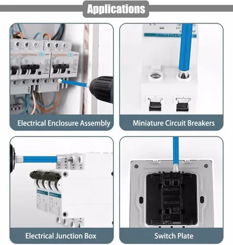 Miniatura 6 de Juego de 10 puntas de destornillador de impacto magnético FPH2, brocas FPH2 de 2.559 in y 4.331 in para electricista, brocas de cabeza ranurada