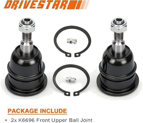 Miniatura 9 de Rótula inferior delantera y rótula superior K6693 K6696, apto para 2001-2010 para GMC Sierra 2500 HD, 2001-2007 para GMC Sierra 3500, 4