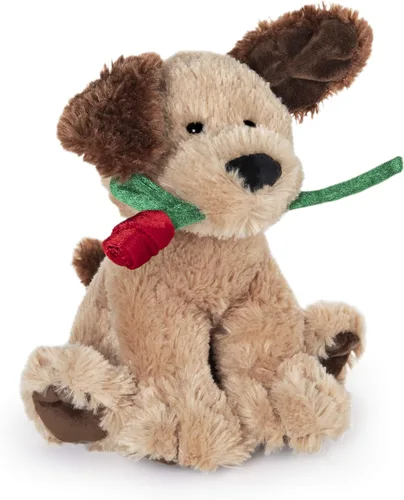 Miniatura 2 de GUND Peluche de perro de San Valentín de Deangelo con rosa roja