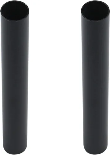 Miniatura 5 de KUMGROT 12 fundas para candelabros de 4 pulgadas, piezas de repuesto de candelabros de metal, color negro