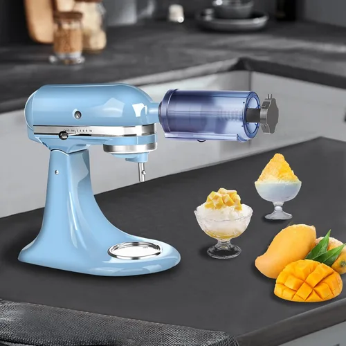 Miniatura 6 de Accesorio de hielo afeitado para batidora de pie de ayuda de cocina, máquina de cono de nieve, máquina de hielo afeitado, máquina de hielo de nieve