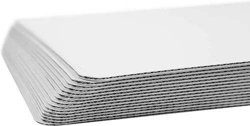 Miniatura 6 de ONE MORE Hoja para pastel de 13.75 x 9.75 pulgadas, rectangular, resistente a la grasa, 15 tableros (15, blanco)
