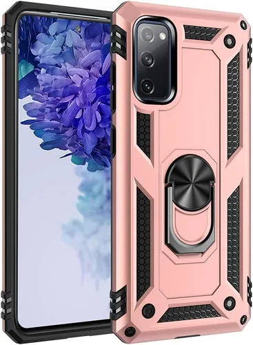 Miniatura 10 de Funda de grado militar para Samsung Galaxy S20 FE Funda Galaxy S20 FE 5G Funda 360 metal giratorio anillo soporte soporte Armadura resistente a
