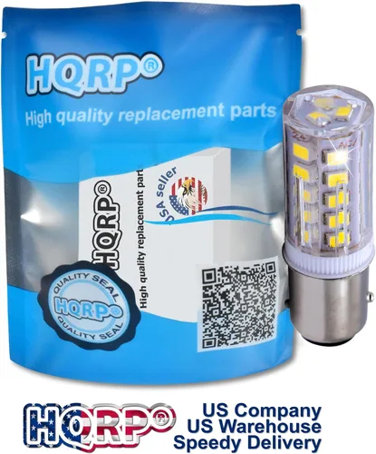 Miniatura 2 de HQRP Paquete de 2 bombillas LED BAY15d de repuesto para bombilla Ancor Marine 529340 529341 521158 521162 521166 529344 base de índice de contacto