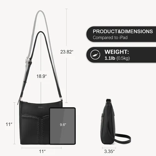 Miniatura 3 de Telena Monederos cruzados para mujer, de piel vegana, de moda, con correa ajustable para guitarra