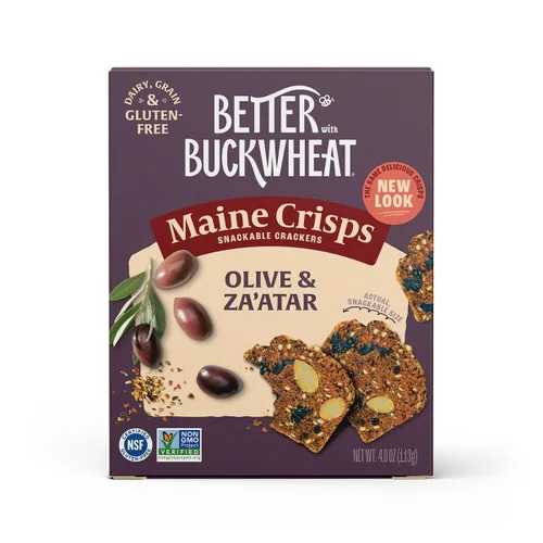Miniatura 8 de Maine Crisp Galletas Crujientes de Arándano Rojo y Almendra - Galletas Sin Gluten - Galletas para Aperitivo, Sin Granos, Sin OMG - Sabor Dulce