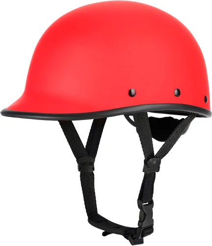 Reevas - Casco para adulto para kayak, rafting SUP, surf, esquí acuático Rojo Brillante