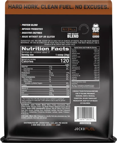 Miniatura 7 de Jocko Fuel Paquete de 2 – Jocko Greens Powder + Chocolate Mölk Protein Powder