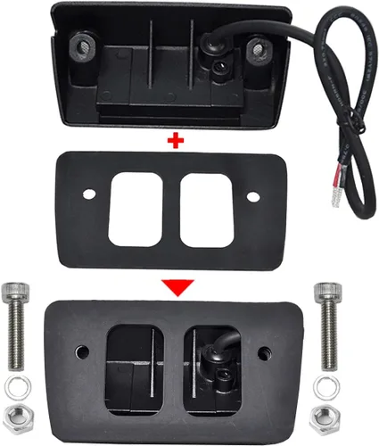 Miniatura 5 de Raycharm - Lámpara de trabajo LED para exterior de RV y autocaravana de 5", con haz inundante de 40° hacia abajo, 3000K blanco cálido, 12V/24V CC