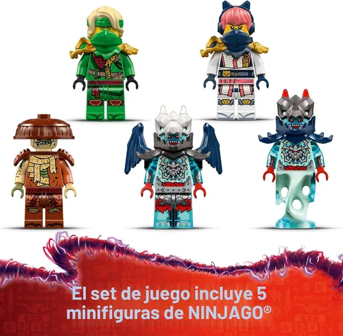 Miniatura 5 de LEGO NINJAGO Lloyd's Jet Mech Juguete de Construcción - Kit de construcción de modelos para niños y niñas, a partir de 9 años, juego transformador