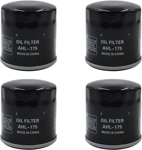 Miniatura 8 de AHL Filtro de aceite para motocicletas Indian & Harley-Davidson, fibras sintéticas y acero, estilo clásico y vintage, 1 paquete, M16 x 1.5, ajuste