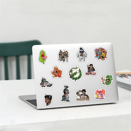 Miniatura 5 de 70 calcomanías de miércoles para fiestas de Halloween, impermeables, estéticas, de vinilo, para laptop, equipaje, para niños, adolescentes y adultos