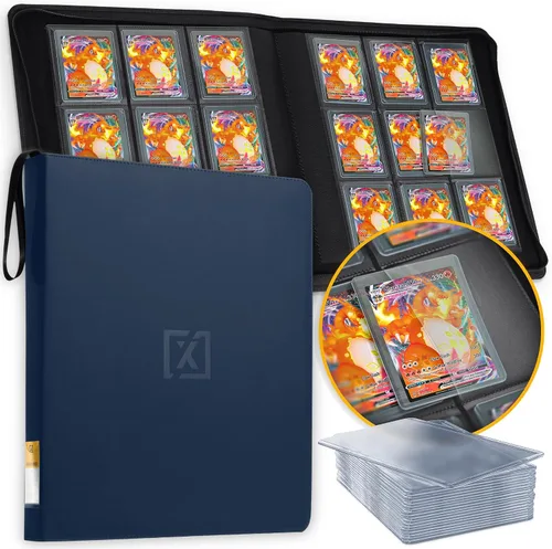 Miniatura 11 de X PRO Carpeta de tarjetas de carga superior, compatible con fundas de tarjetas de carga superior, se adapta a 252 20 cargadores premium incluidos