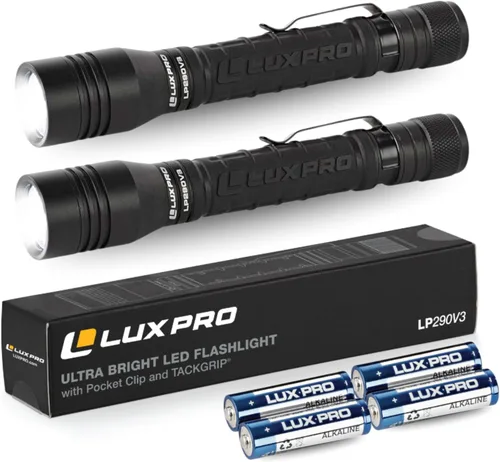 Miniatura 12 de LUXPRO LP290V3 Linterna LED - Brillante 300 lúmenes con 3 modos de luz - Aluminio de grado aeronáutico con protección impermeable IPX4 y TackGrip