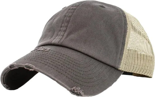 Miniatura 42 de KBETHOS - Gorra de béisbol ajustable, de algodón desgastado, vintage, unisex, estilo polo, camionero, para papá