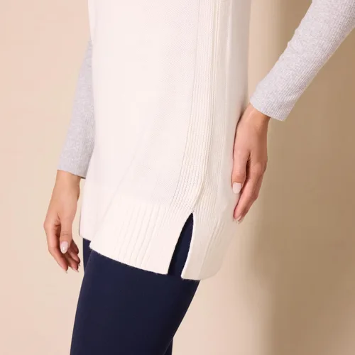 Miniatura 4 de Tienda Essentials Chaleco de suéter ultra suave para mujer (anteriormente ritual diario)