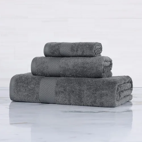 Miniatura 69 de SUPERIOR Kendell - Juego de 4 toallas de baño de algodón egipcio, absorbentes, para la ducha, artículos esenciales para el spa, toallas grandes