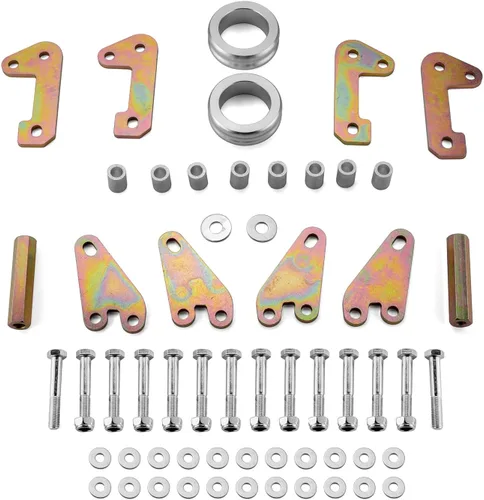 Miniatura 6 de WeiSen Kit de elevación completa de 3 pulgadas, espaciador de soporte de elevación de suspensión delantera y trasera compatible con Polaris Ranger