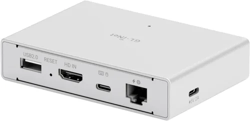 GL.iNet Comet PoE (GL-RM1PE) Control Remoto KVM a Través de Internet - Opción de Doble Alimentación PoE/Type - C 4K@30Hz, 32GB EMMC, Soporte